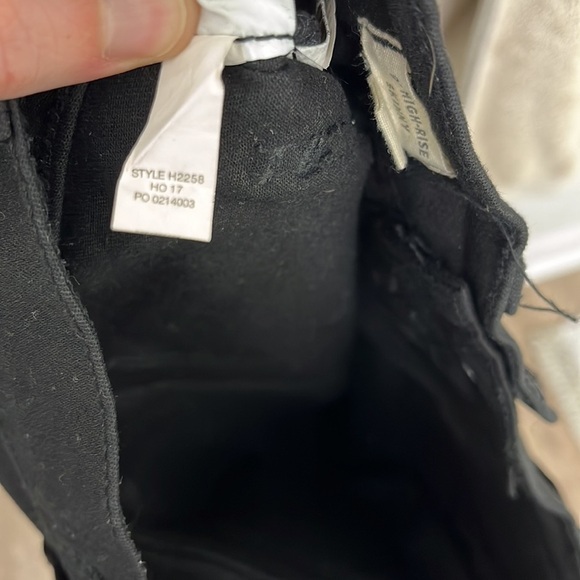 Madewell 9" Mid-Rise Skinny Jeans: Velvet Tuxedo Stripe Edition Size 27 - Picture 8 of 8